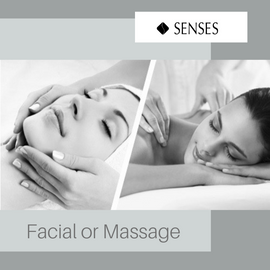 Facial or Massage $50 until 04/24/24