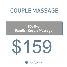 90 Mins Senses Swedish Couples Massage